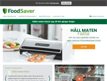 Tablet Screenshot of foodsaver.se